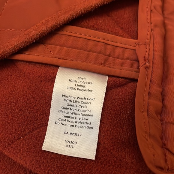 Talbots Mens Deep Orange Diamond Pattern Vest. Mint Condition - Picture 3 of 15